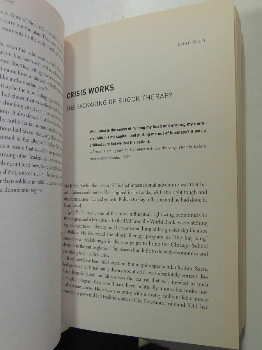 The Shock Doctrine: The Rise Of Disaster Capitalism - Naomi Klein