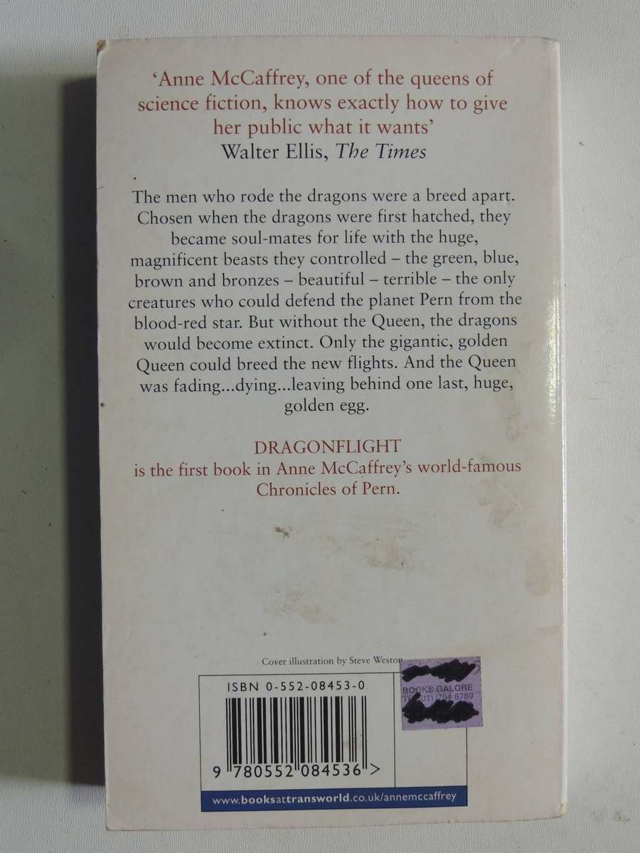 The Chronicles Of Pern Book 1: Dragonflight - Anne McCaffrey