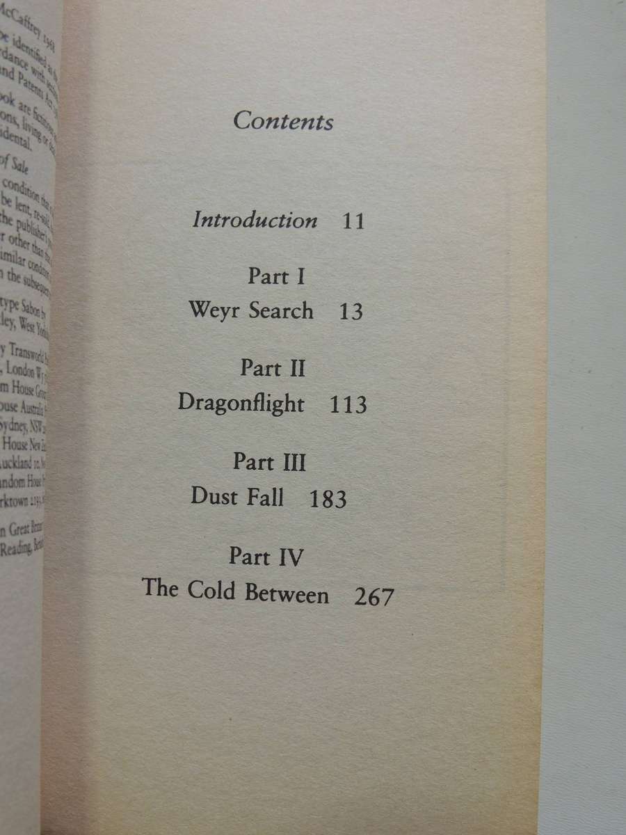 The Chronicles Of Pern Book 1: Dragonflight - Anne McCaffrey