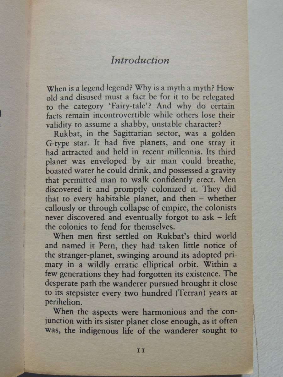 The Chronicles Of Pern Book 1: Dragonflight - Anne McCaffrey
