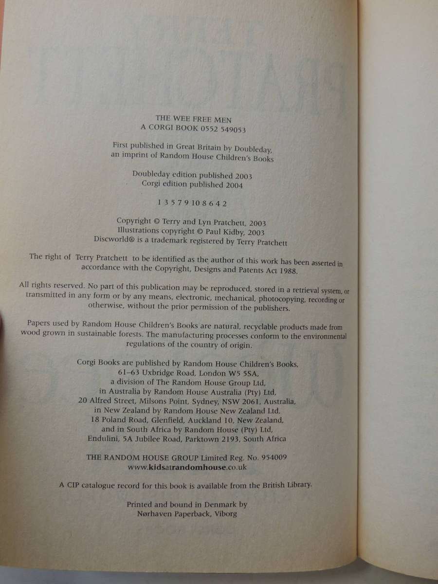 The Wee Free Men - A Discworld Novel - Terry Pratchett