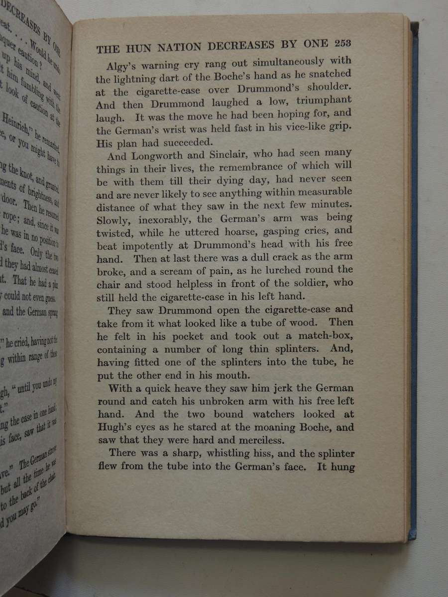 Bull-Dog Drummond  -  "Sapper" Cyril McNeile     1st Edition 1920