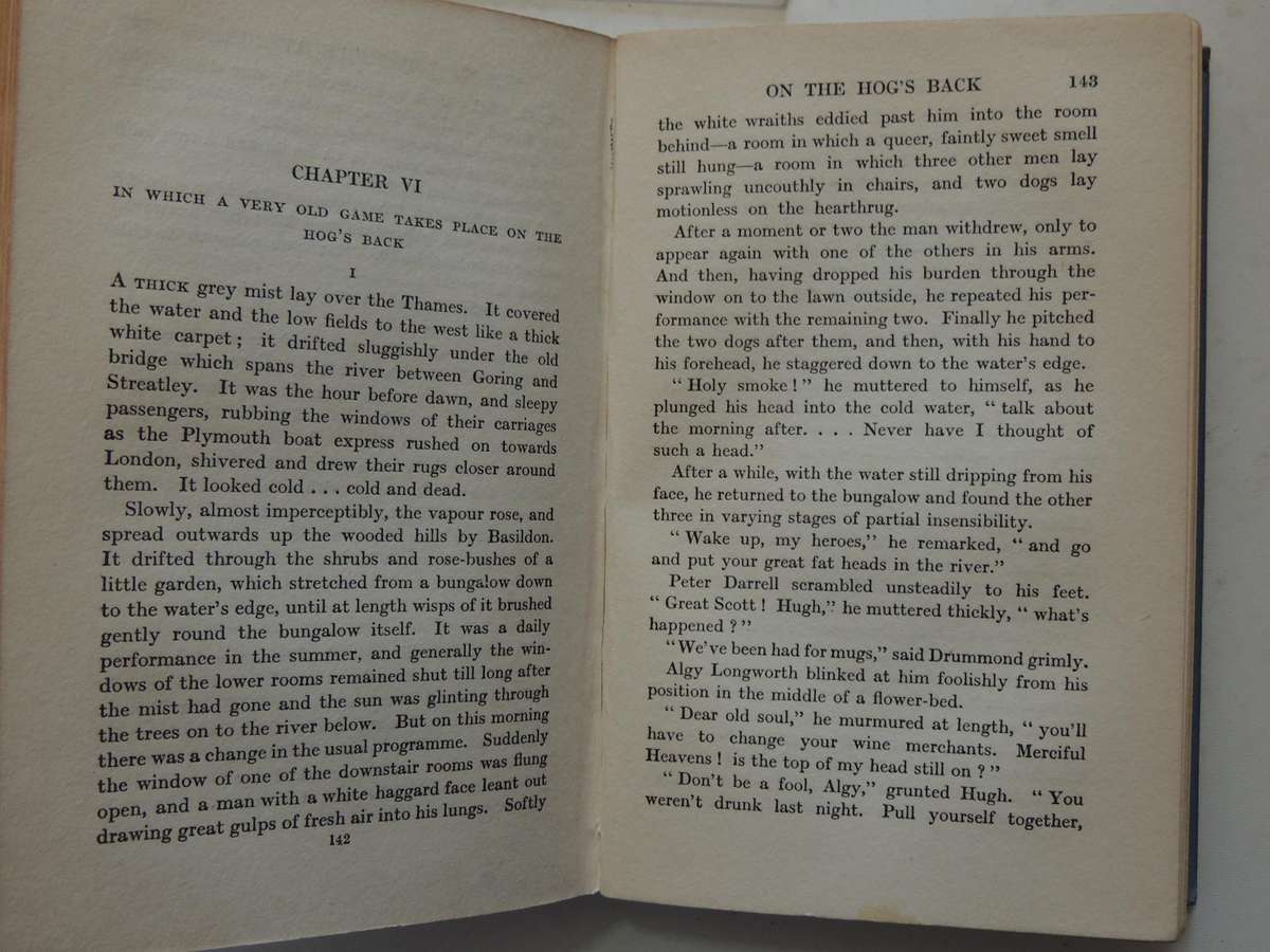 Bull-Dog Drummond  -  "Sapper" Cyril McNeile     1st Edition 1920