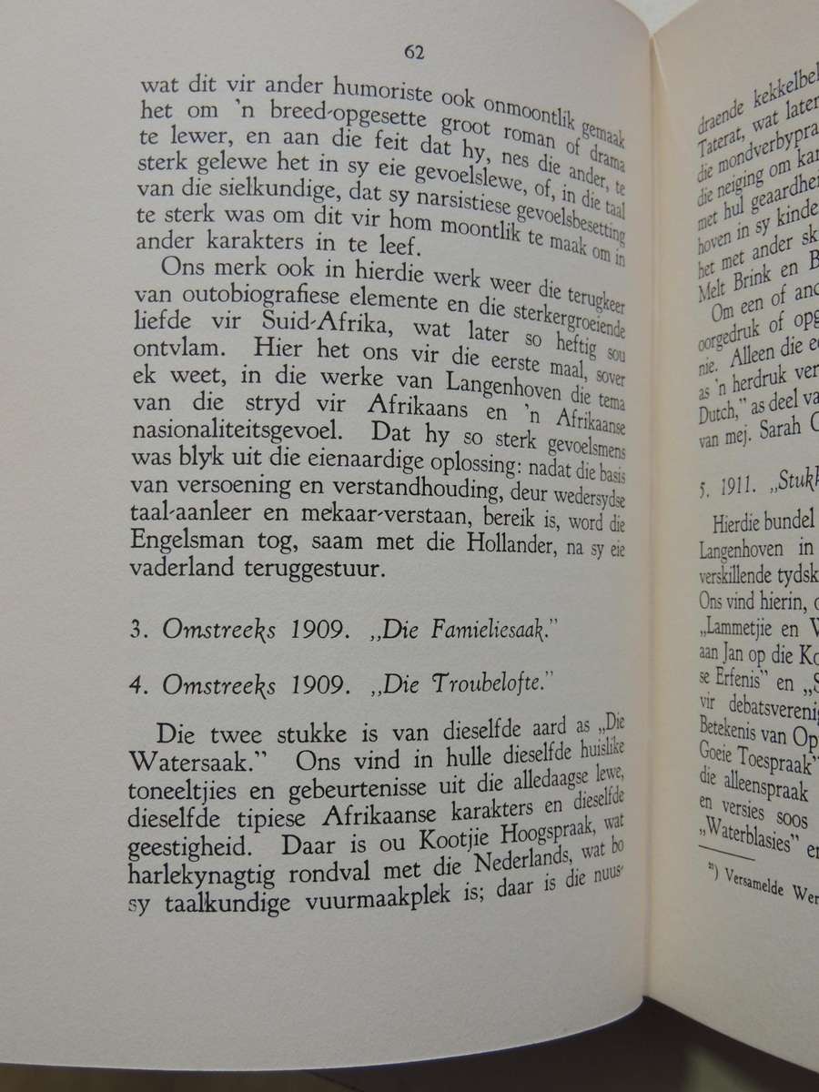 Die Mens Langenhoven -  M.P.O. Burgers