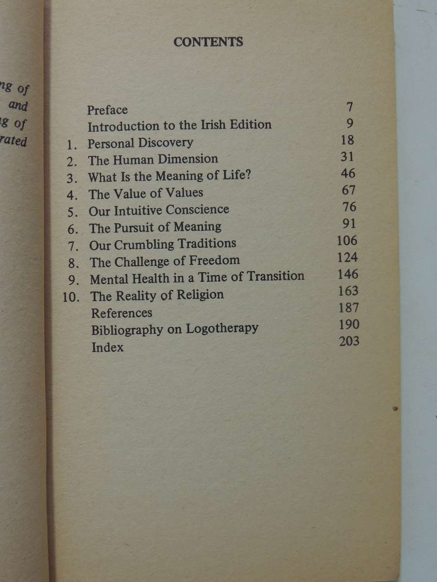 The Pursuit Of Meaning: Logotherapy Applied To Life- Joseph B. Fabry