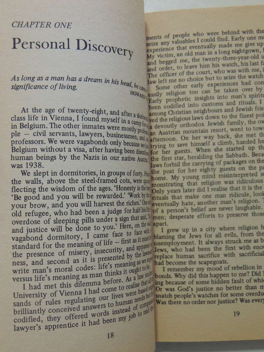 The Pursuit Of Meaning: Logotherapy Applied To Life- Joseph B. Fabry