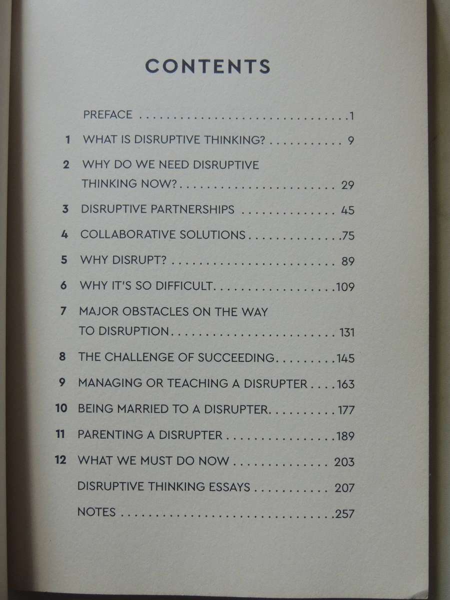 Disruptive Thinking: A Daring Strategy To Change How We Live, Lead, And Love-  T.D. Jakes