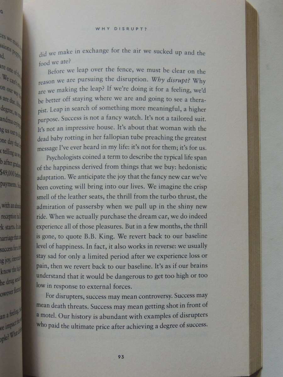Disruptive Thinking: A Daring Strategy To Change How We Live, Lead, And Love-  T.D. Jakes