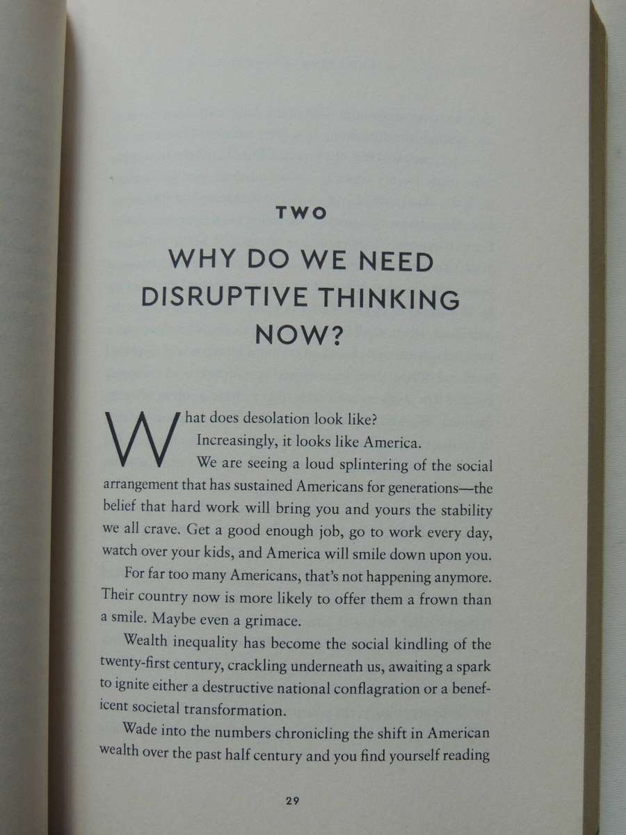 Disruptive Thinking: A Daring Strategy To Change How We Live, Lead, And Love-  T.D. Jakes