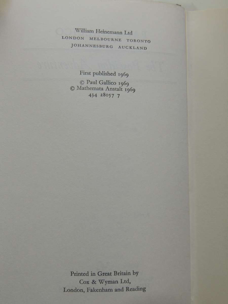 The Poseidon Adventure (1st Edition) - Paul Gallico 1969