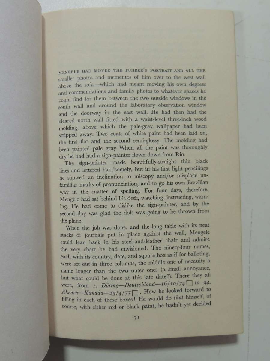 The Boys From Brazil (1st Edition) - Ira Levin  1976
