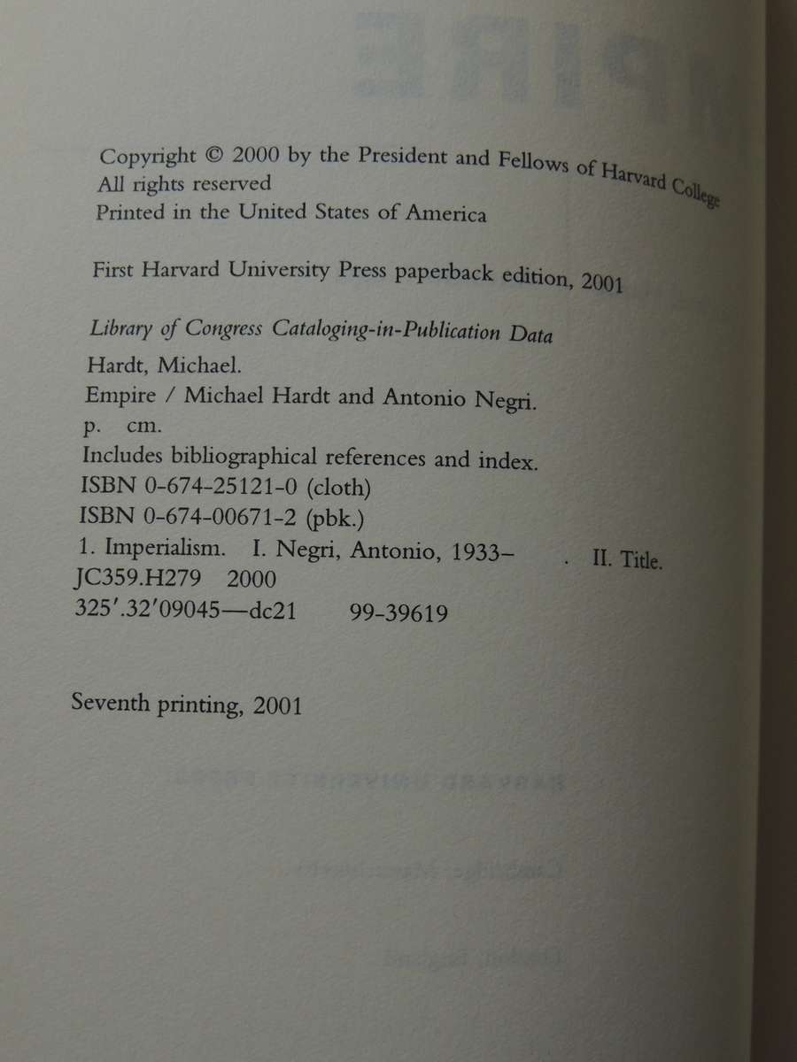 Empire - Michael Hardt & Antonio Negri