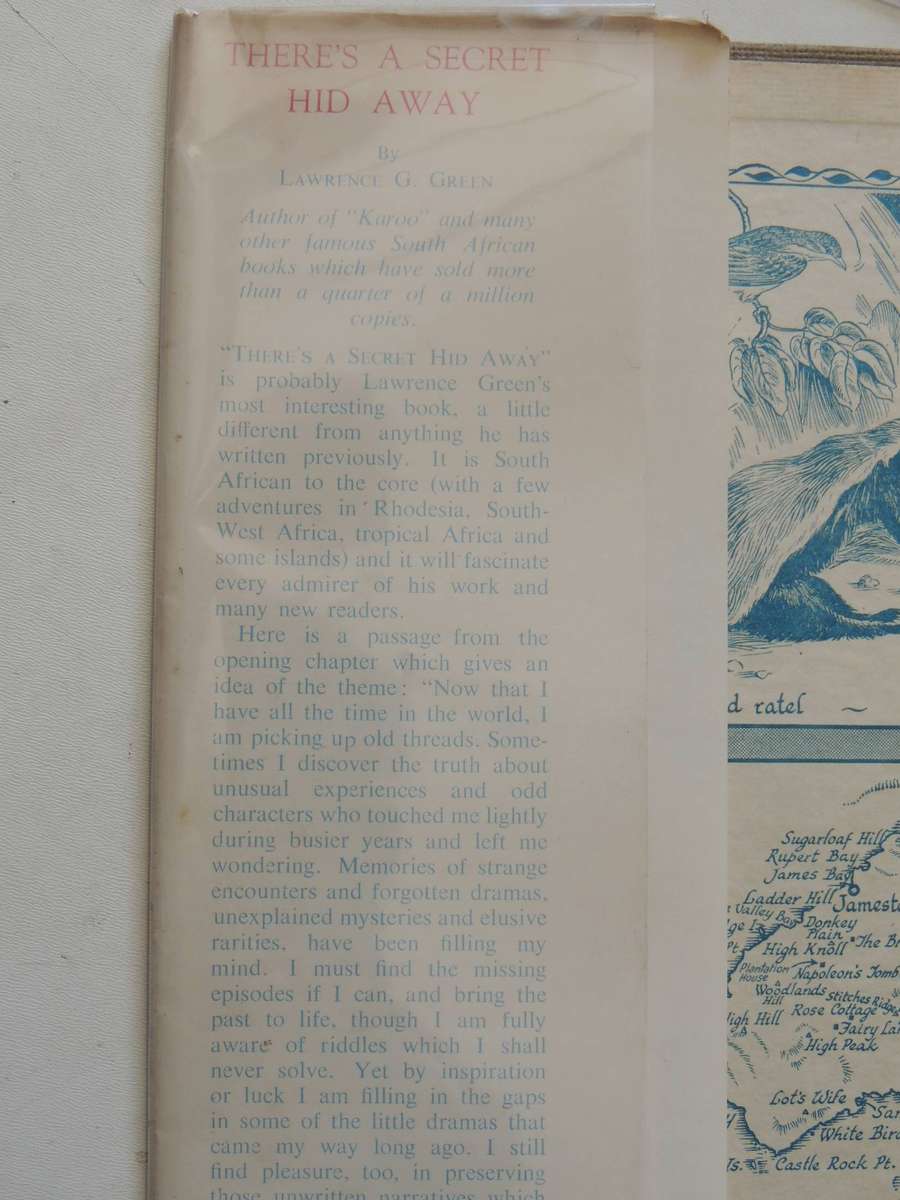 There's A Secret Hid Away - Lawrence G Green   Signed, First Ed 1956