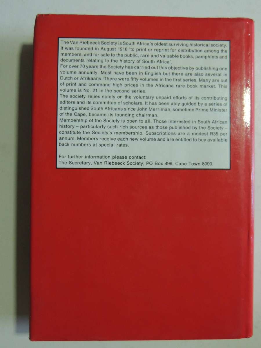 The Commissions Of W.C. Palgrave: Special Emissary To South West Africa 1876-1885- ed E.L.P. Stals