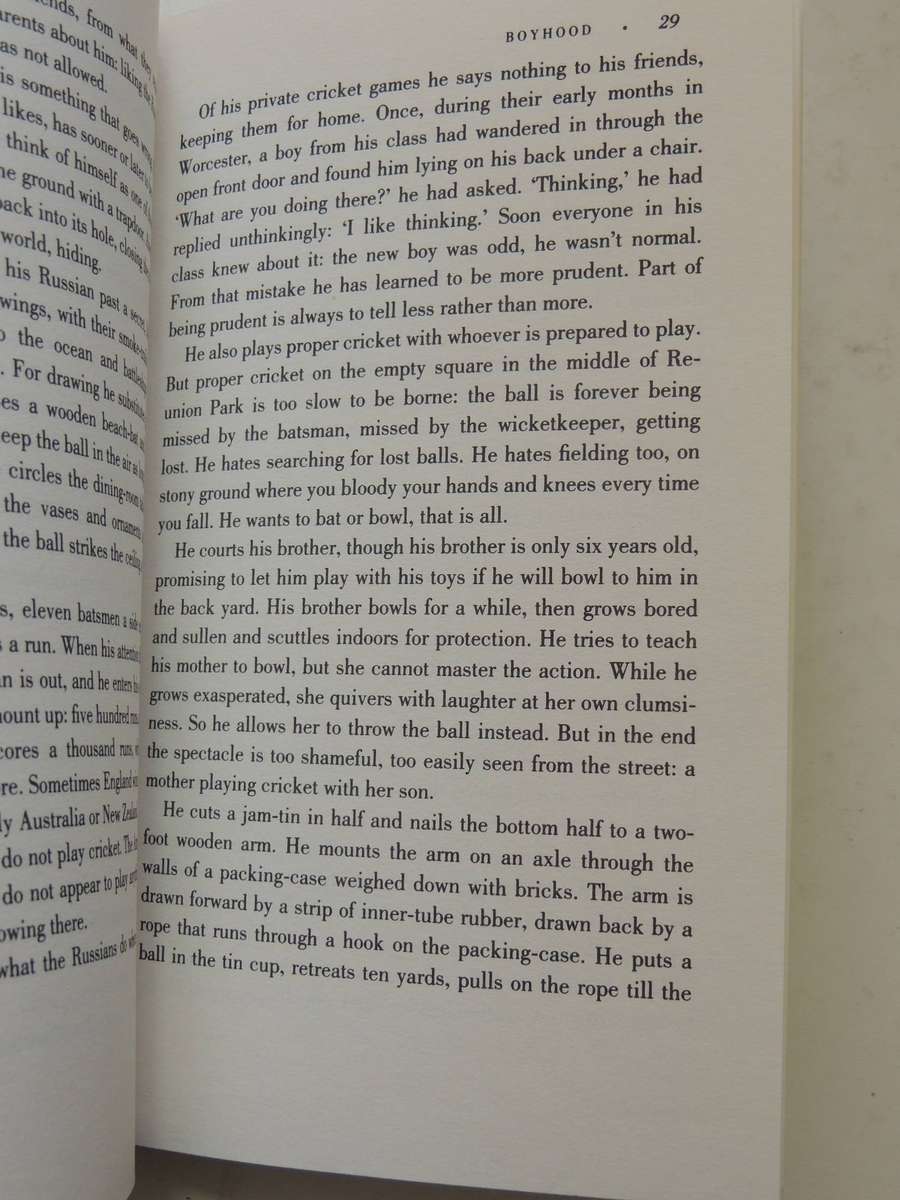 Boyhood: Scenes From Provincial Life  - J.M. Coetzee    (1st Edition 1997)