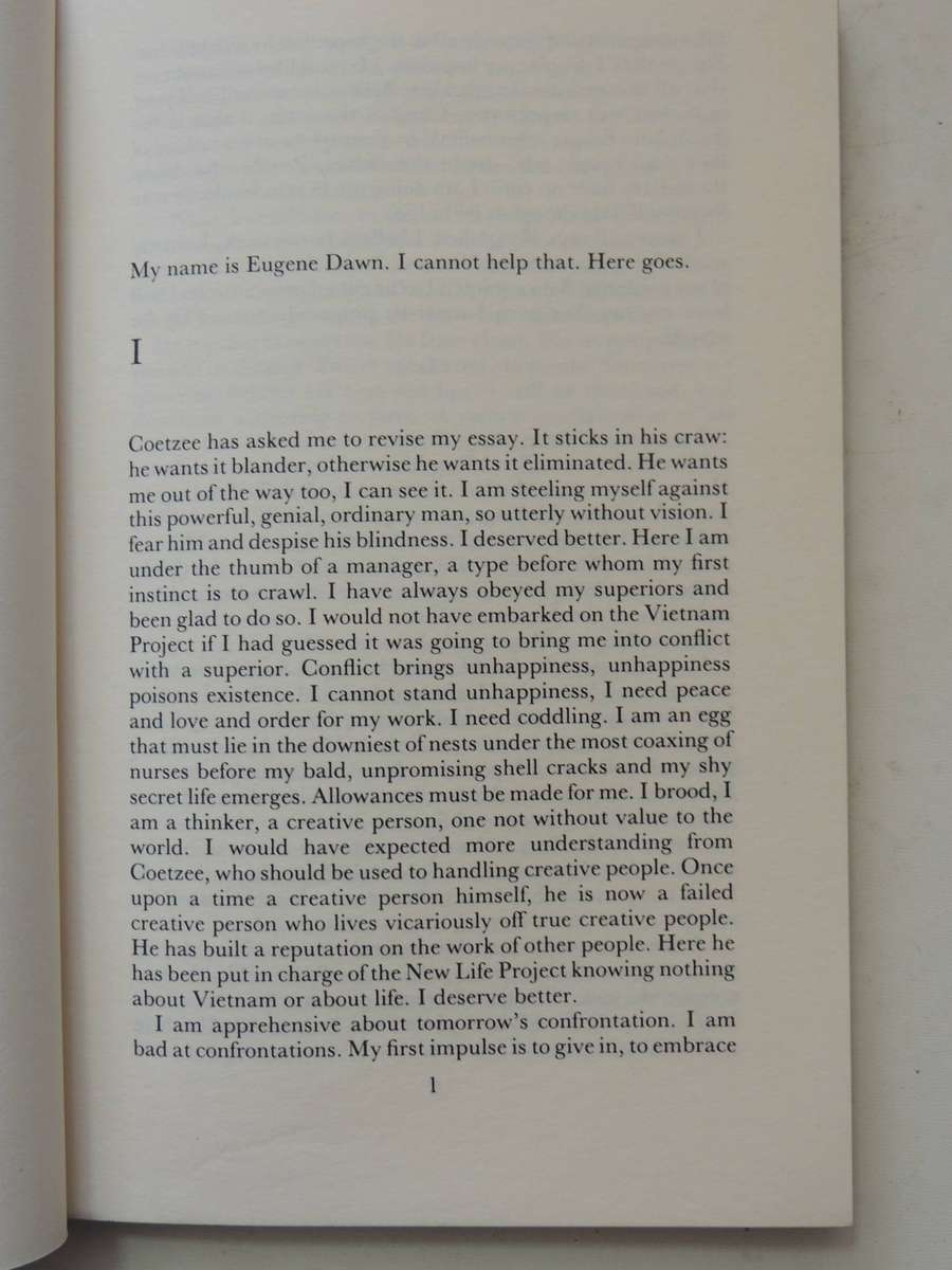 Dusklands - J.M. Coetzee     (1st P/B edition 1982)