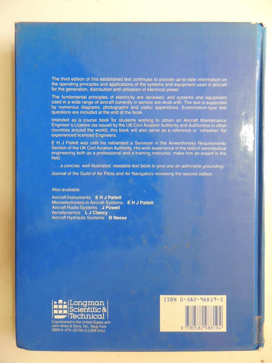 Aircraft Electrical Systems, 3rd Edition - EHJ Pallett