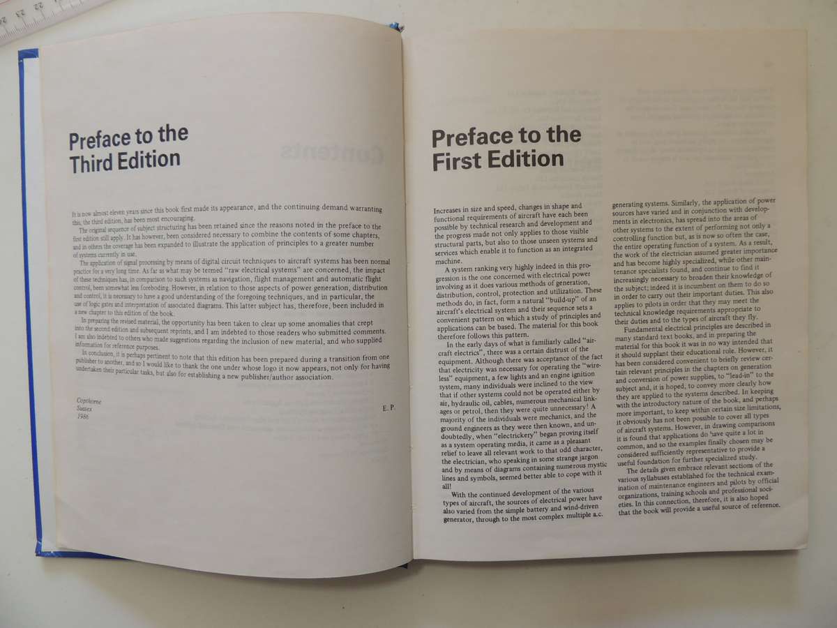 Aircraft Electrical Systems, 3rd Edition - EHJ Pallett