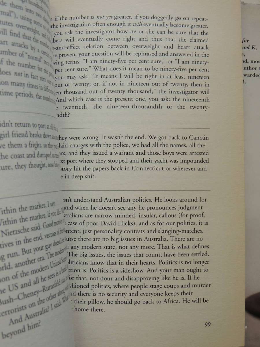 Diary Of A Bad Year  - J.M. Coetzee    (1st Edition 2007)