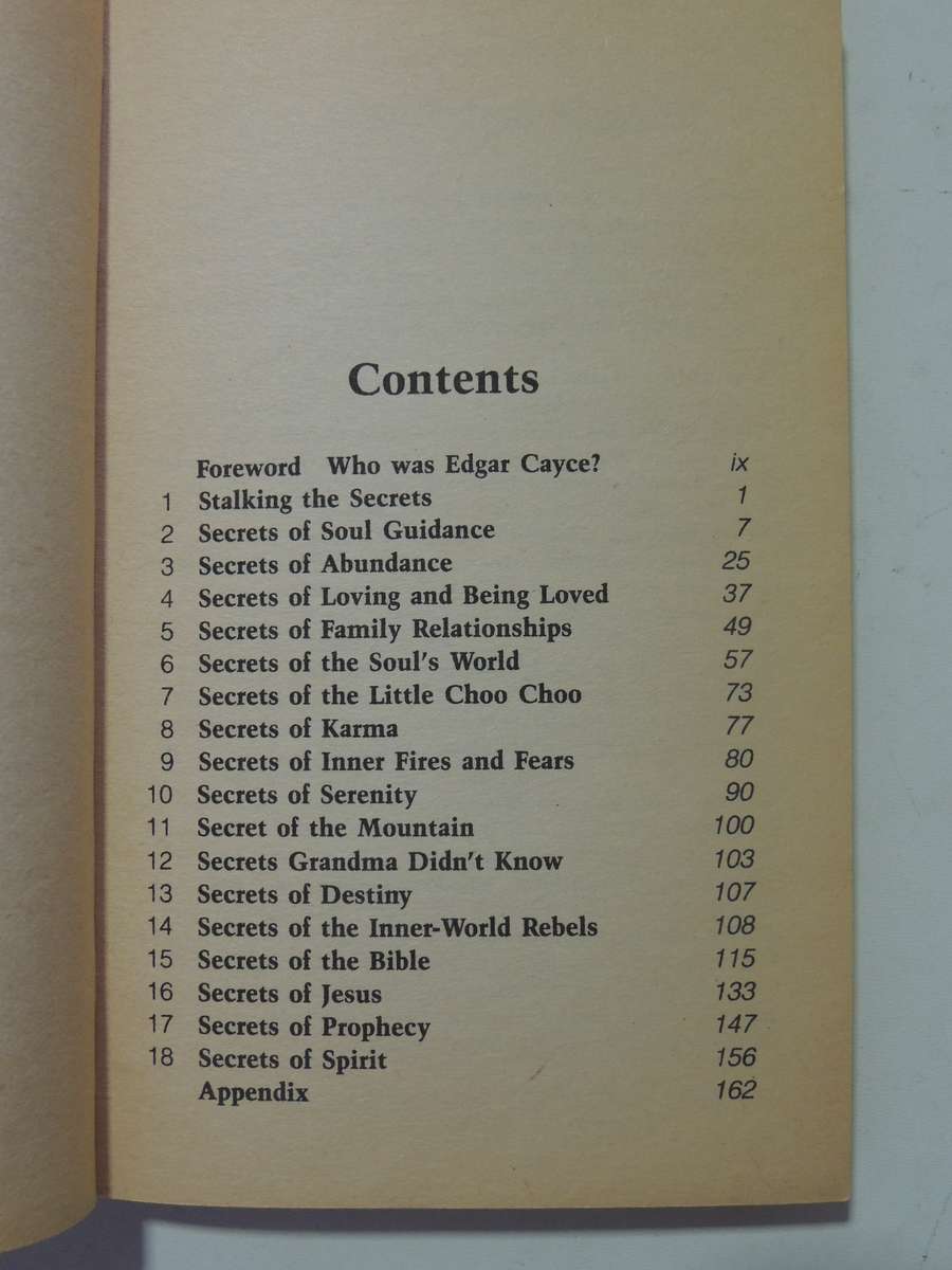 On Secrets Of The Universe - Edgar Cayce