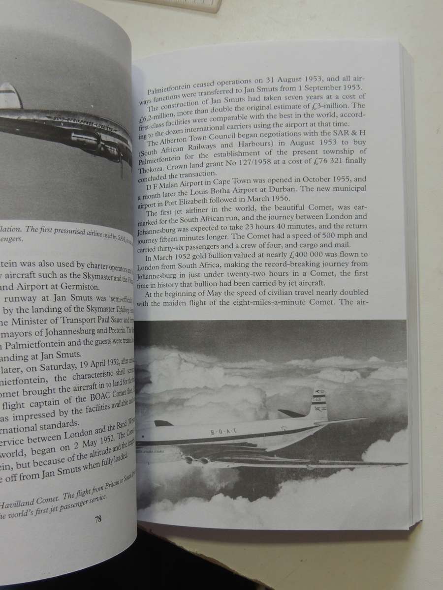 Fields Of Air - Triumphs, Tragedies And Mysteries Of Civil Aviation In Southern Africa  James Byrom