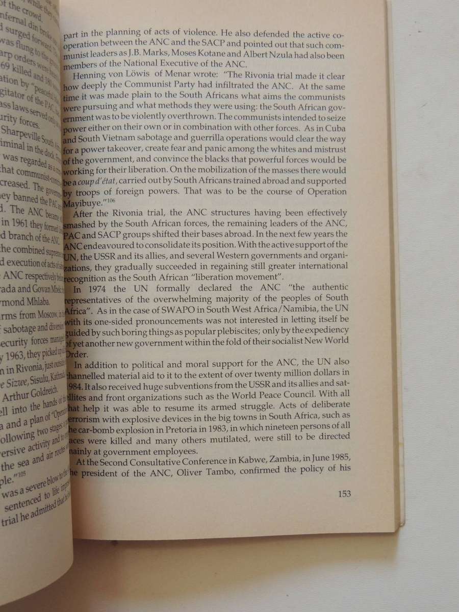 The Plot Against South Africa -  Klaus D. Vaque