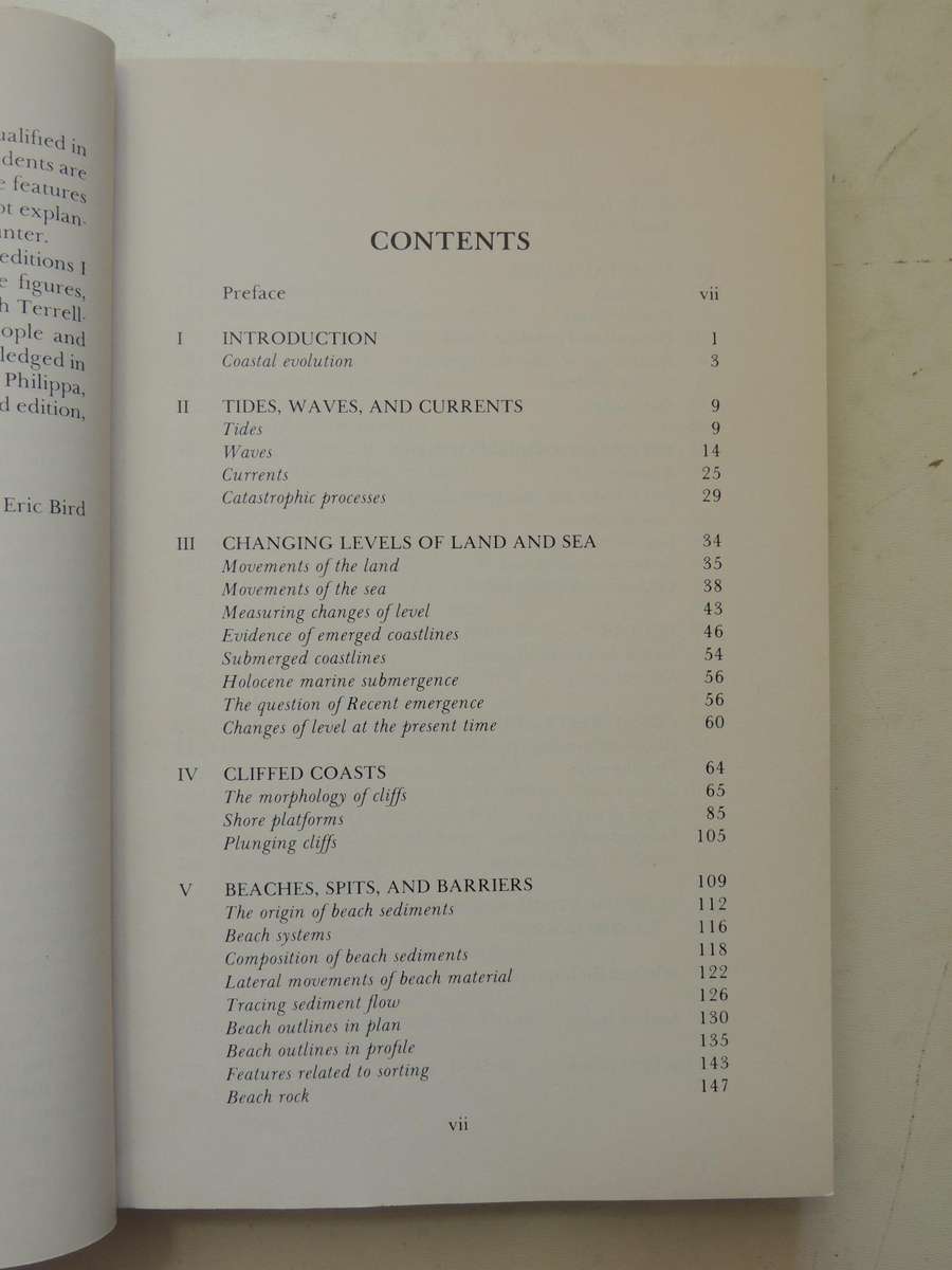Coasts: An Introduction To Coastal Geomorphology (3rd Edition)Eric C.F. Bird