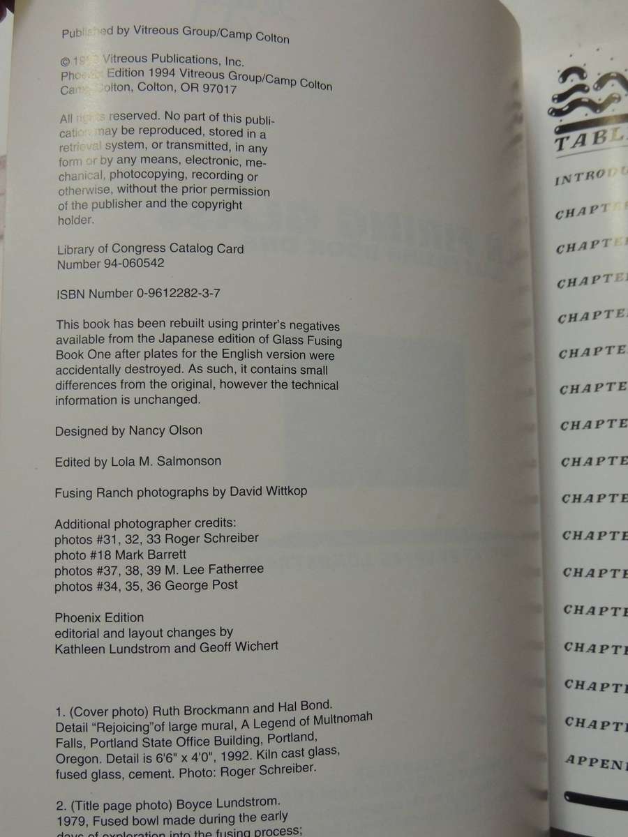 Kiln Firing Glass: Glass Fusing Book One - Boyce Lundstrom