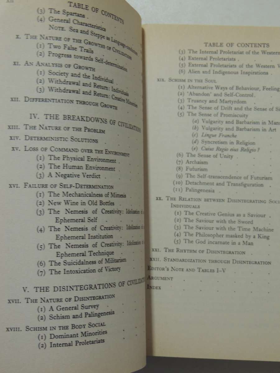 A Study Of History: Abridgement Of Volumes I-VI (By D.C. Somervell) - Arnold J. Toynbee