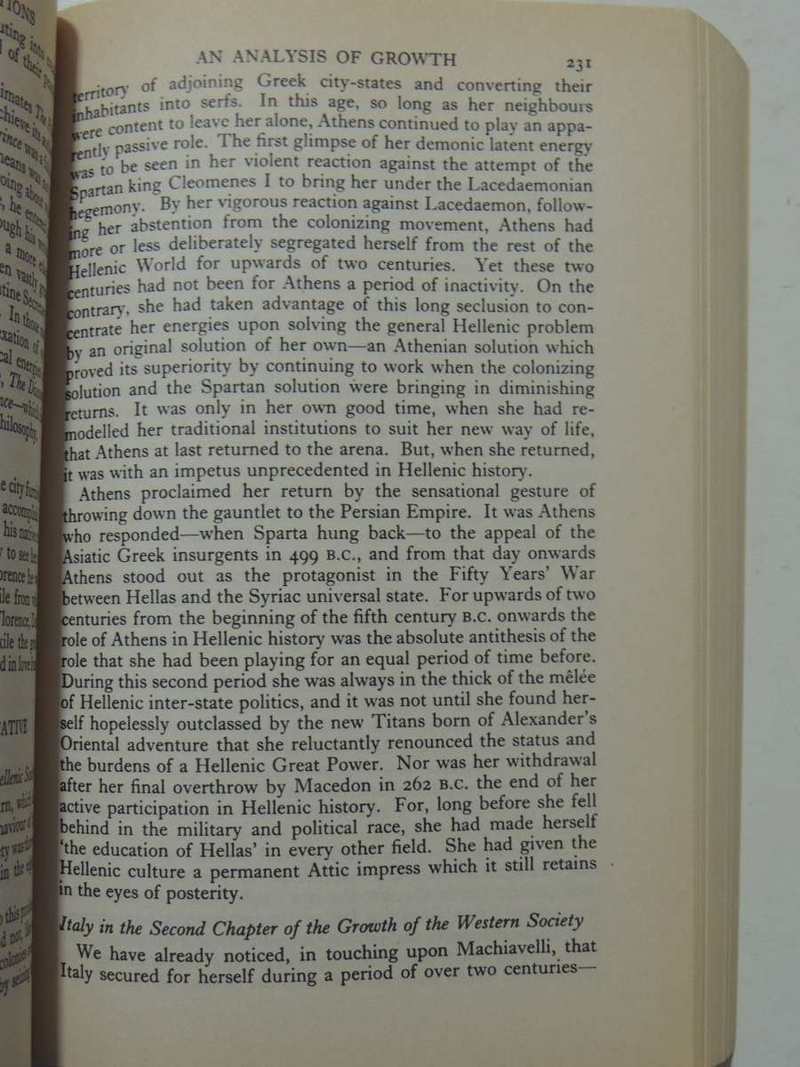 A Study Of History: Abridgement Of Volumes I-VI (By D.C. Somervell) - Arnold J. Toynbee