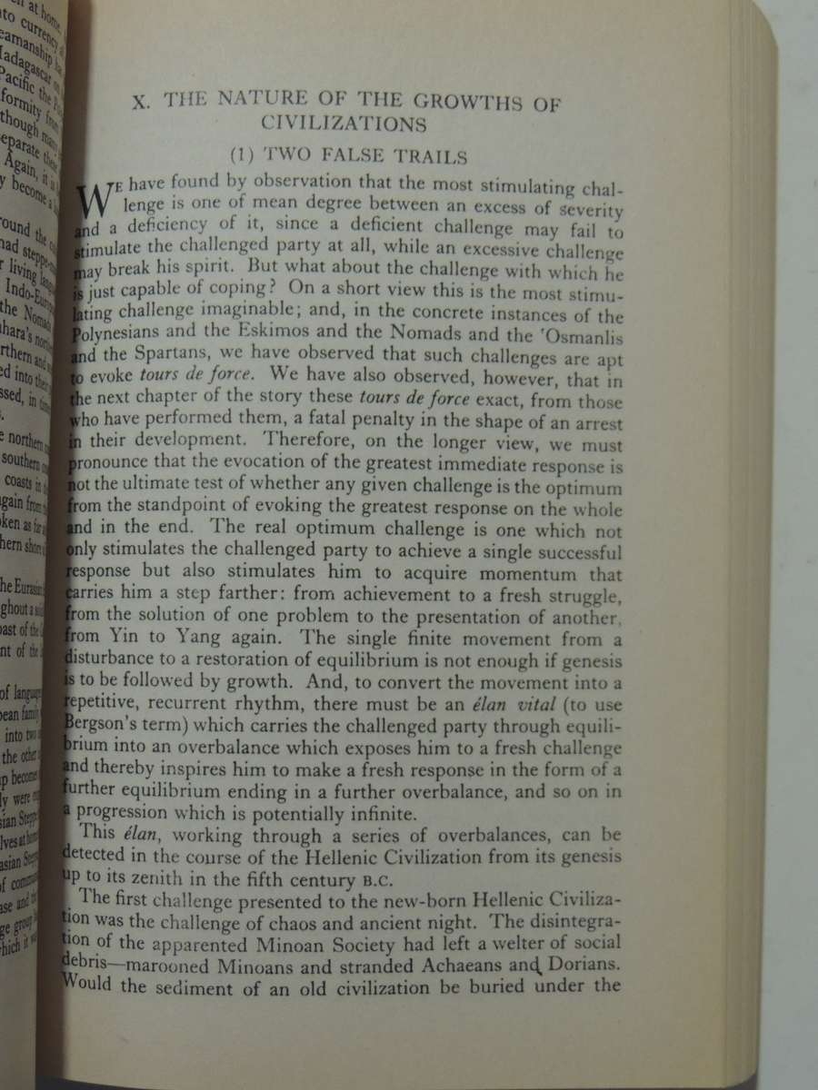 A Study Of History: Abridgement Of Volumes I-VI (By D.C. Somervell) - Arnold J. Toynbee