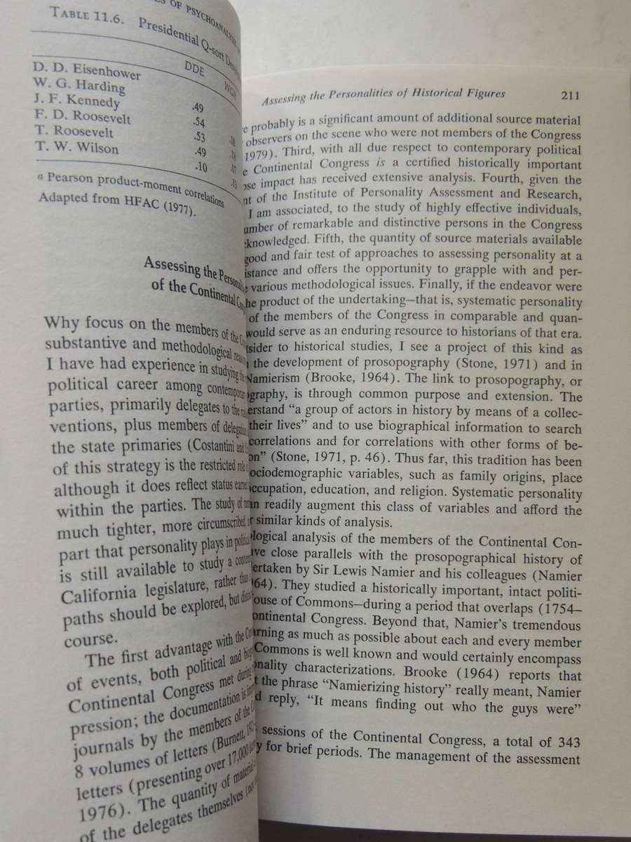 Psychology & Historical Interpretation - ed William McKinley Runyan