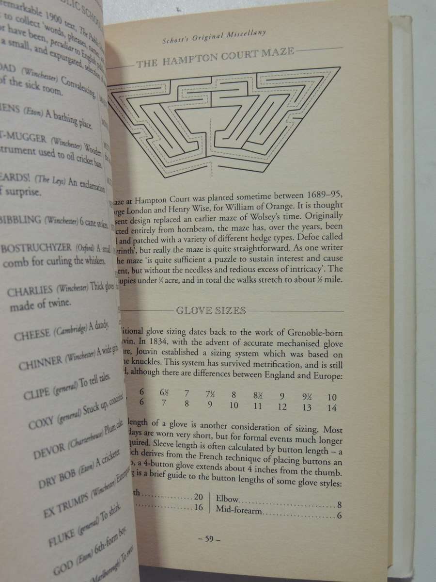 Schott's Original Miscellany- Ben Schott