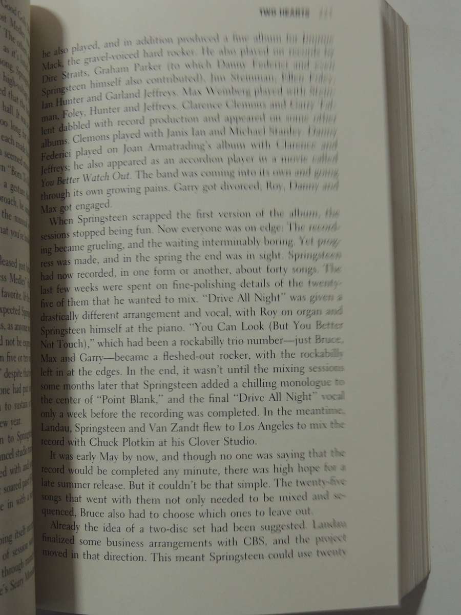 Bruce Springsteen Two Hearts: The Definitive Biography 1972-2003- Dave Marsh