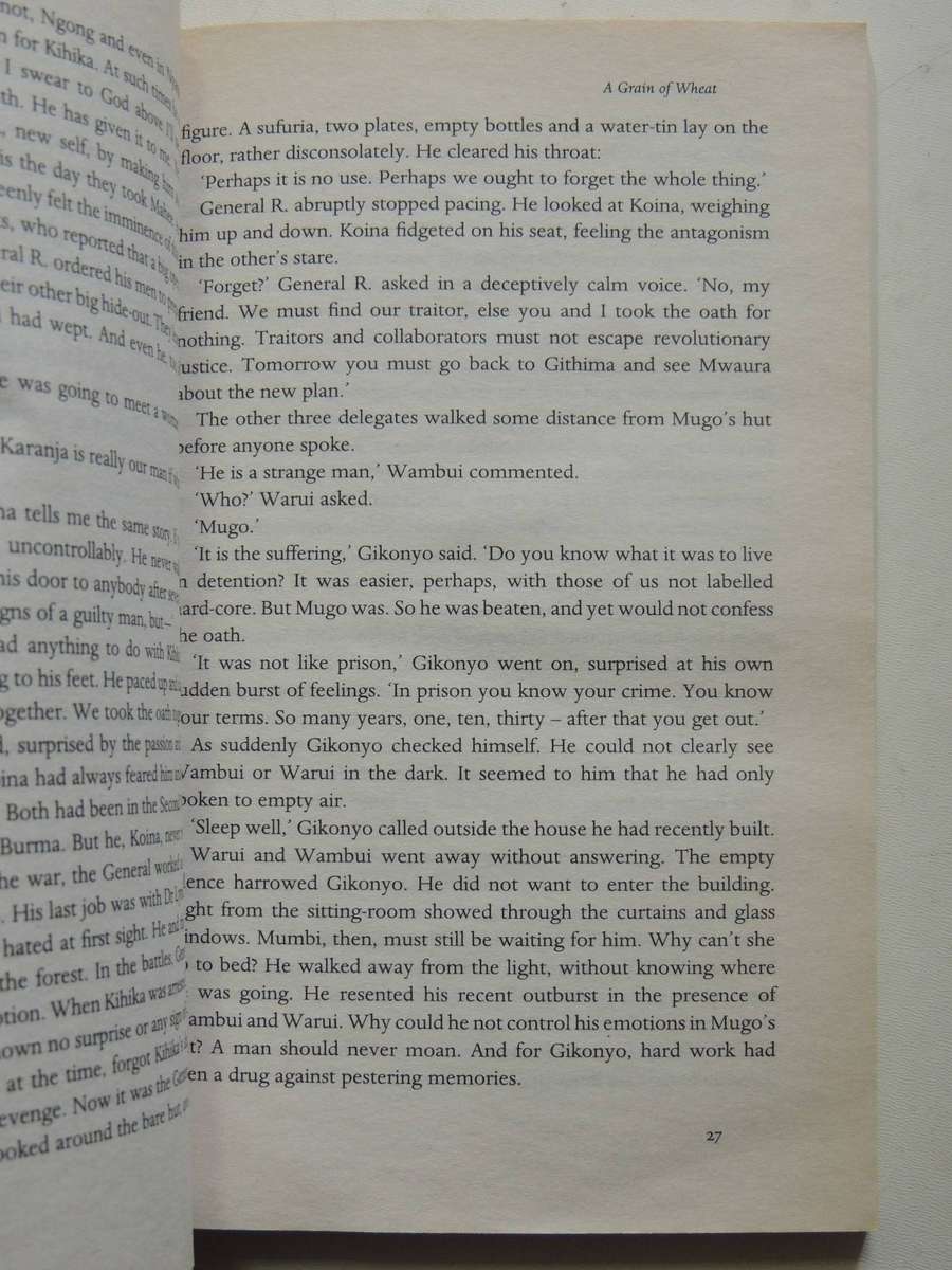 A Grain Of Wheat- Ngugi Wa Thiong'o