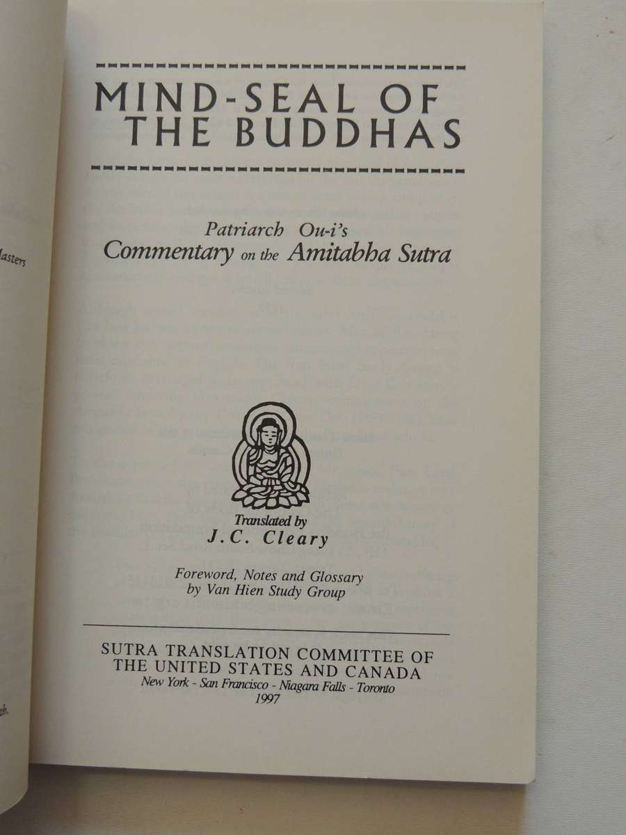 Mind-Seal Of The Buddhas -  Patriach Ou-I