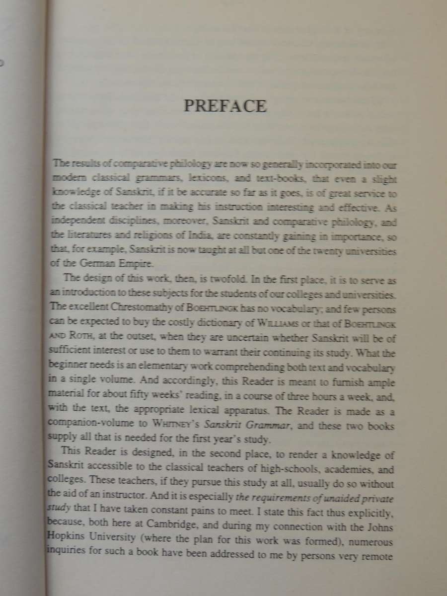 A Sanskrit Reader: Text And Vocabulary And Notes- Charles Rockwell Lanman