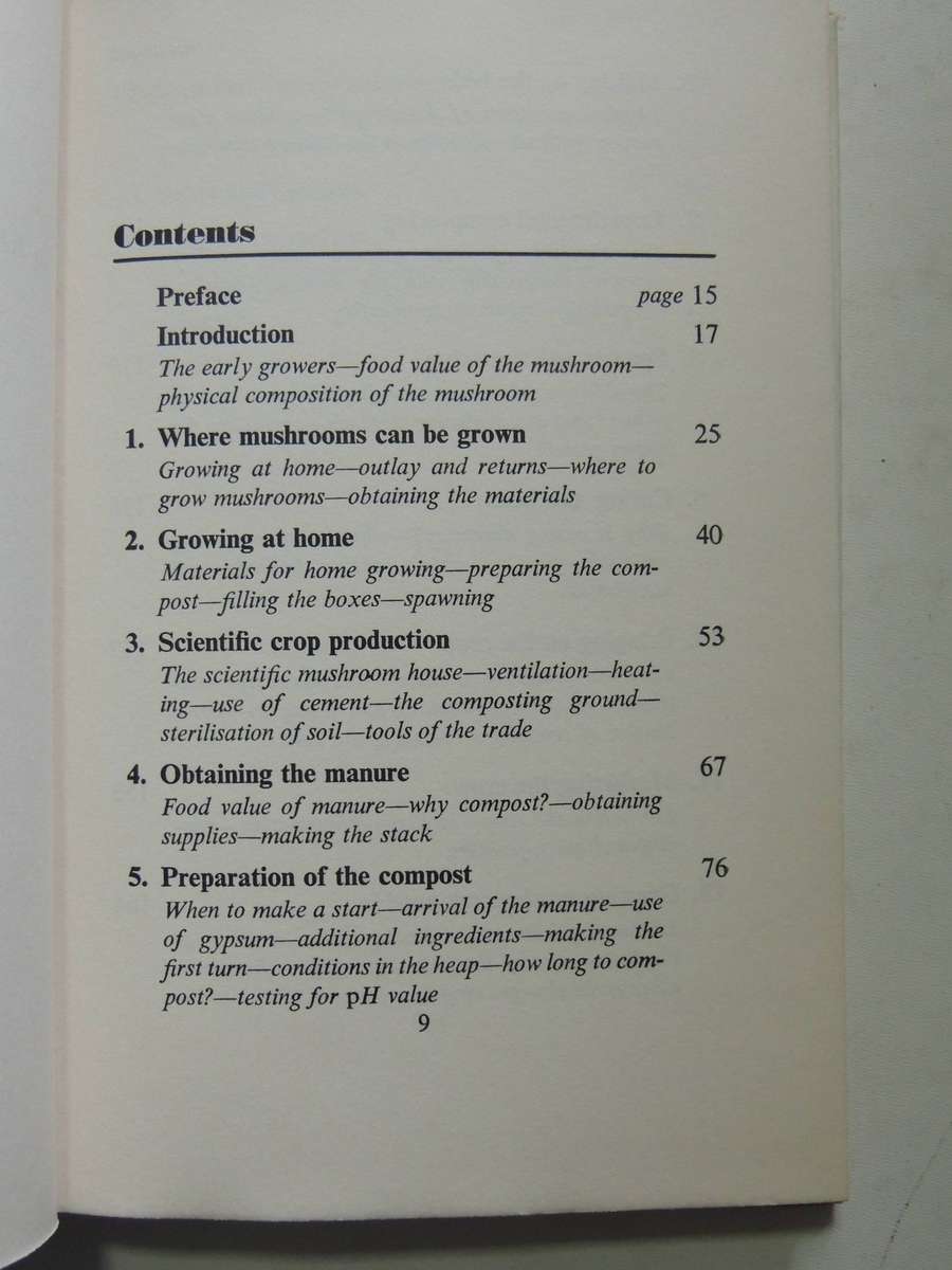 Mushroom Growing for Everyone- Roy Genders    1969