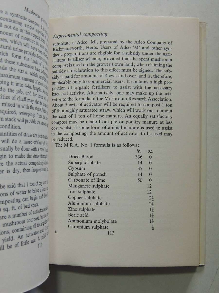 Mushroom Growing for Everyone- Roy Genders    1969