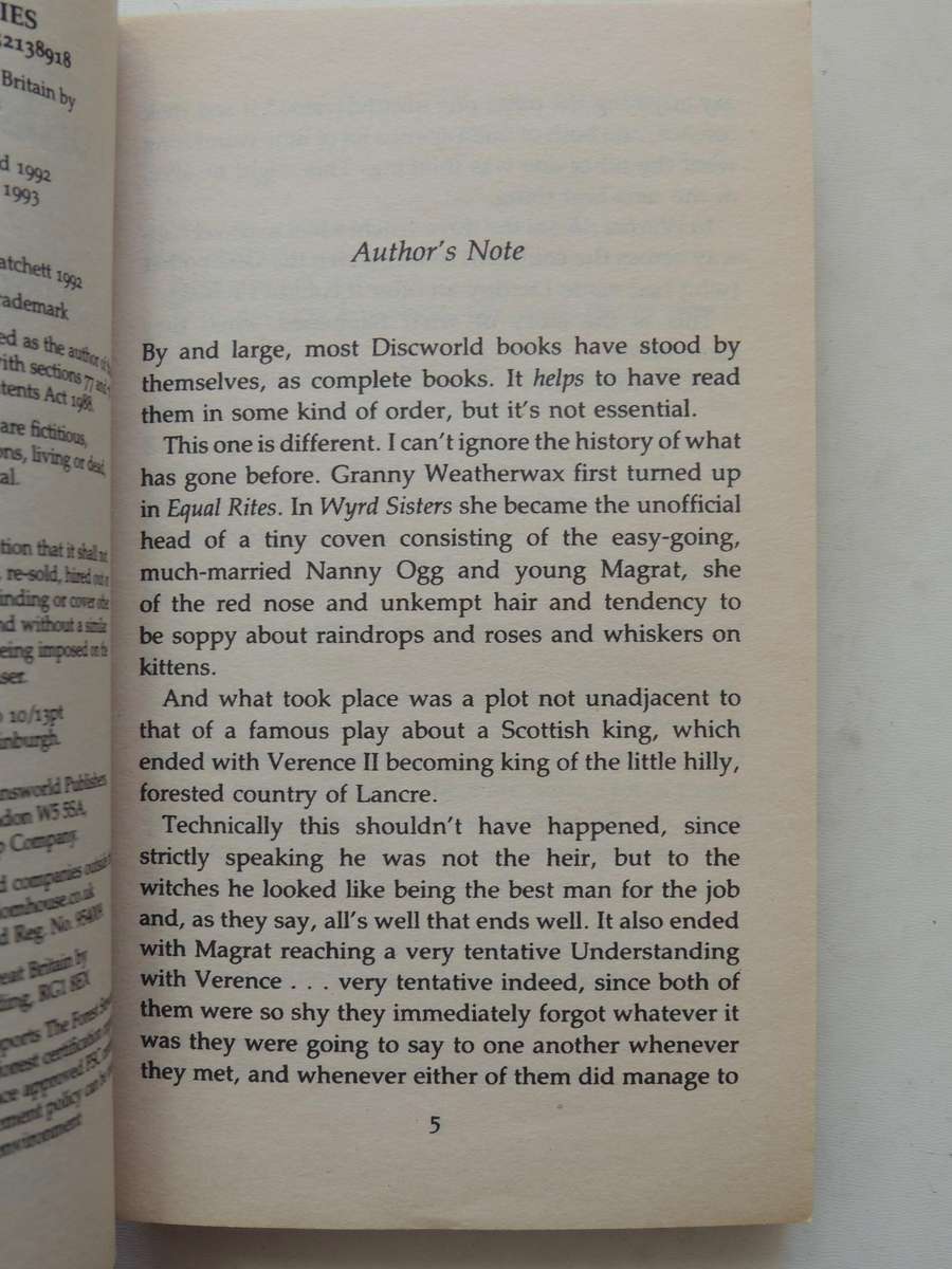 Lord and Ladies - Terry Pratchett