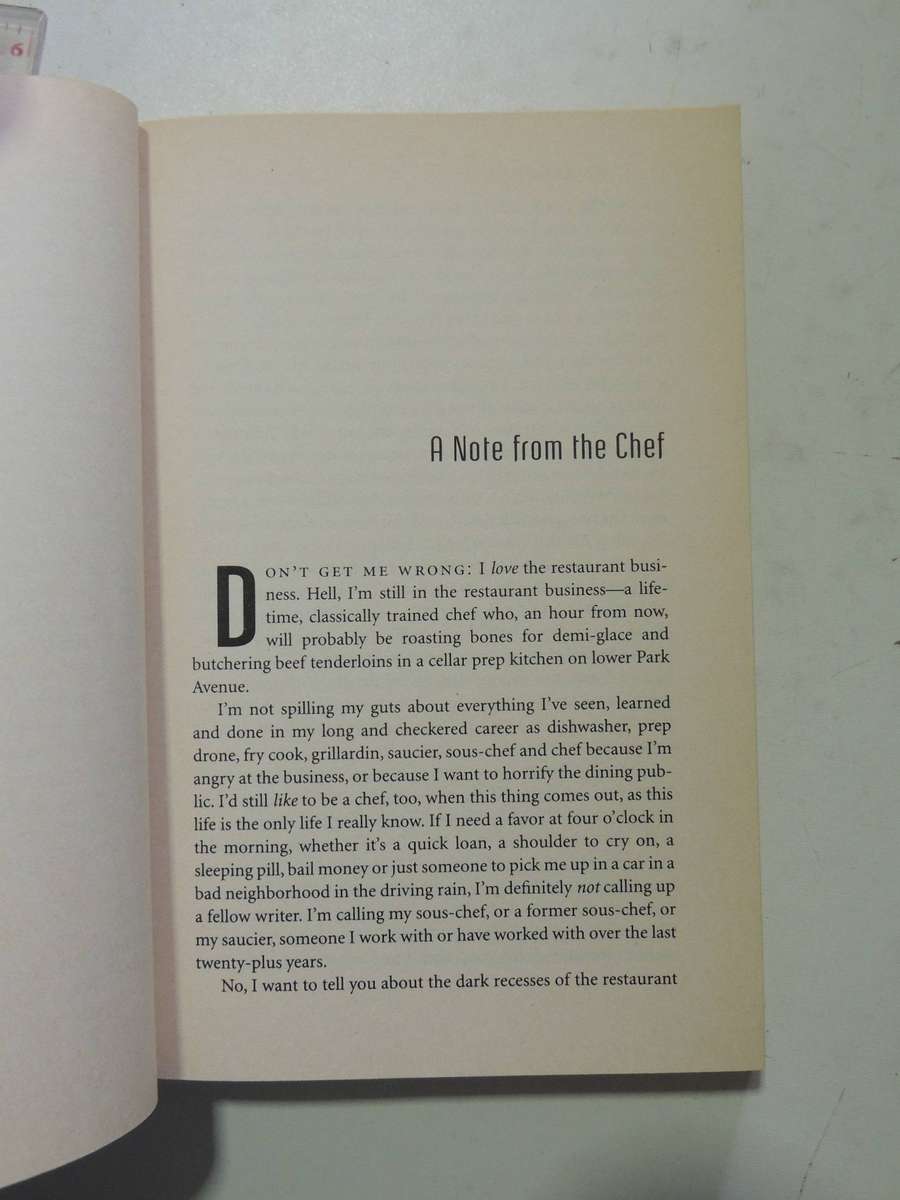 Kitchen Confidential: Adventures In The Culinary Underbelly - Anthony Bourdain