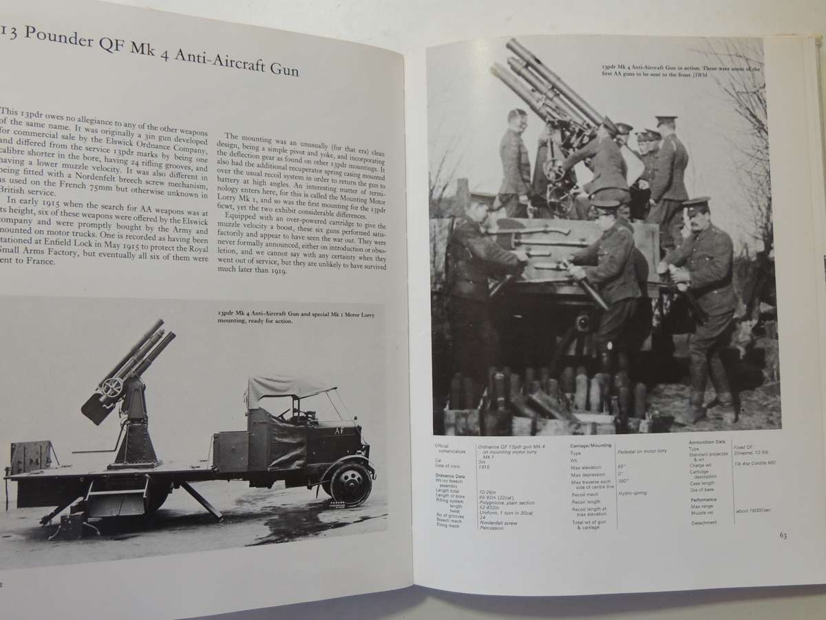 British Artillery Weapons & Ammunition 1914-1918  I.V. Hogg & L.F. Thurston