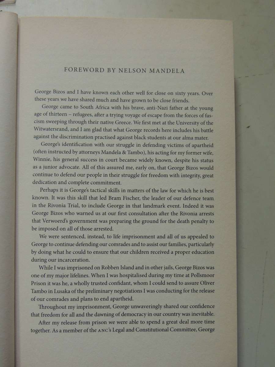 Odyssey To Freedom - George Bizos