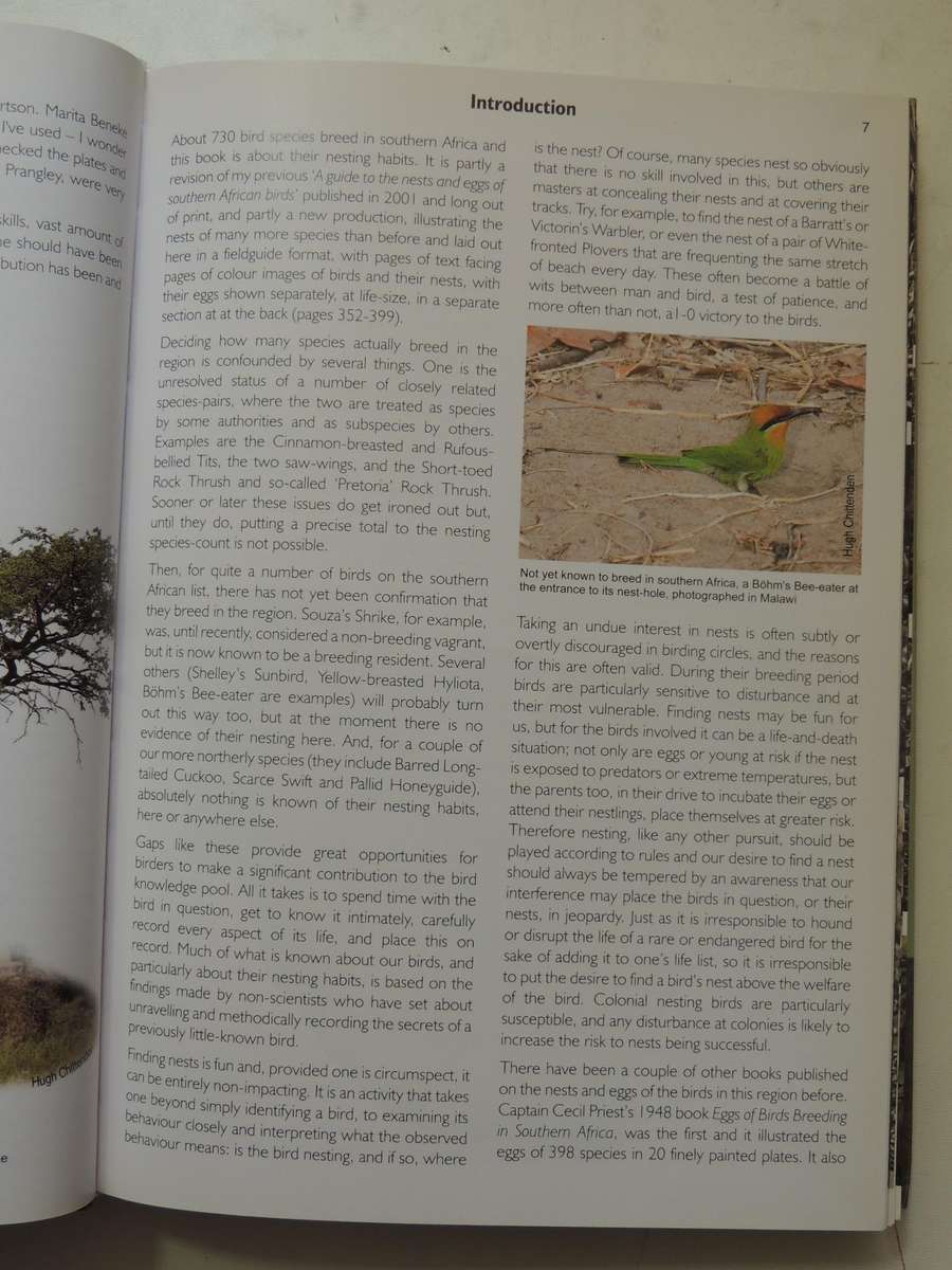 Roberts Nests & Eggs of Southern African Birds - Warwick Tarboton