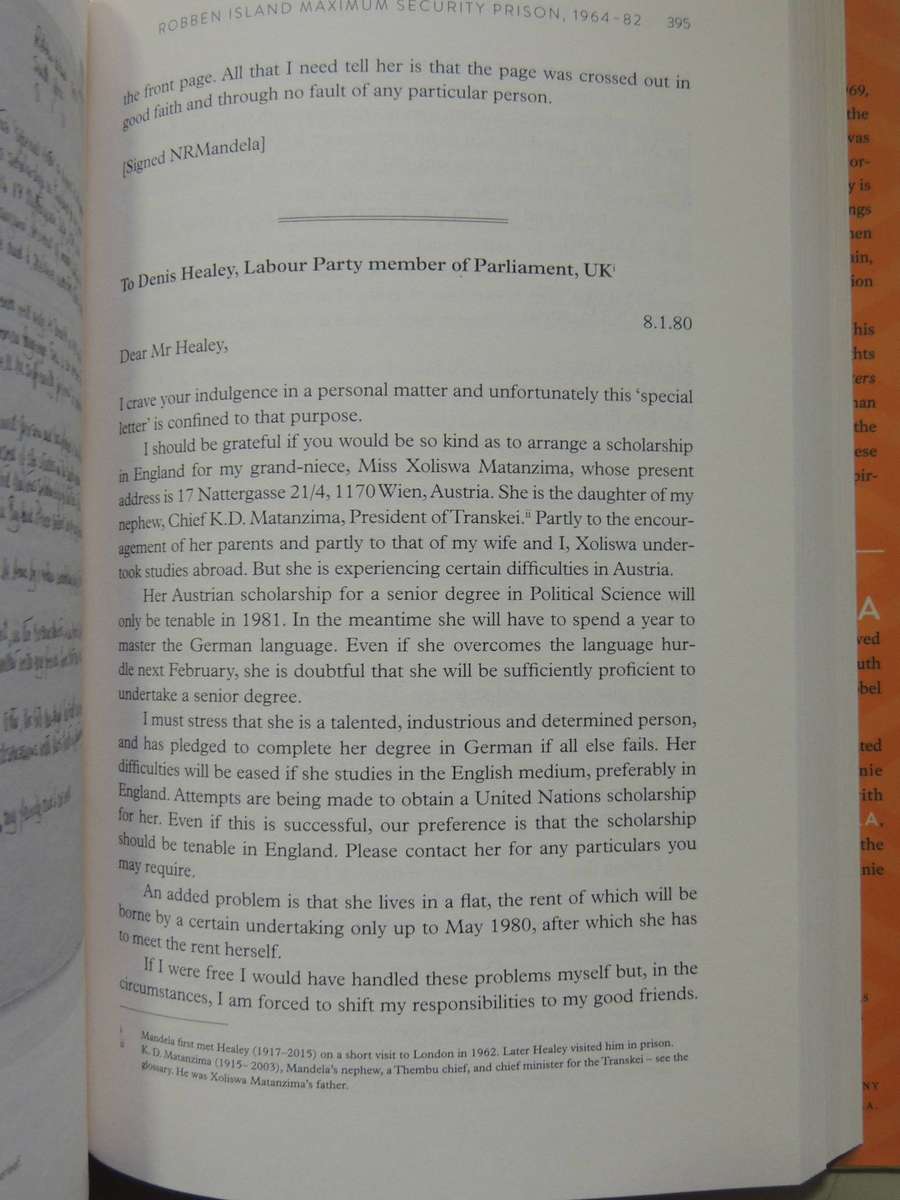 The Prison Letters Of Nelson Mandela- ed Sahm Venter