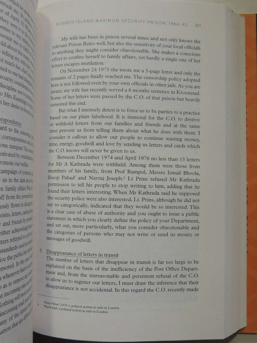 The Prison Letters Of Nelson Mandela- ed Sahm Venter