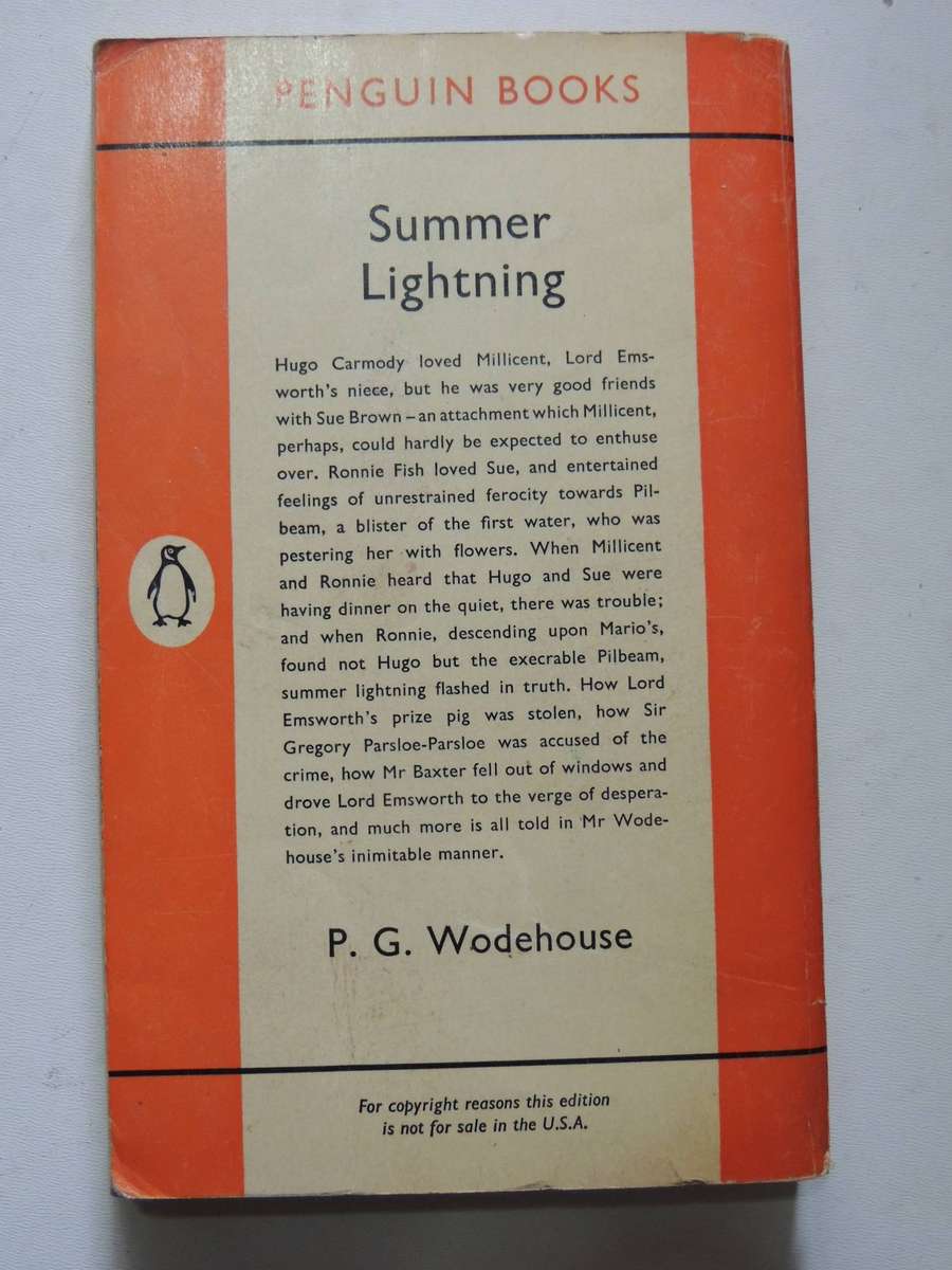 Summer Lightning-  P.G. Wodehouse