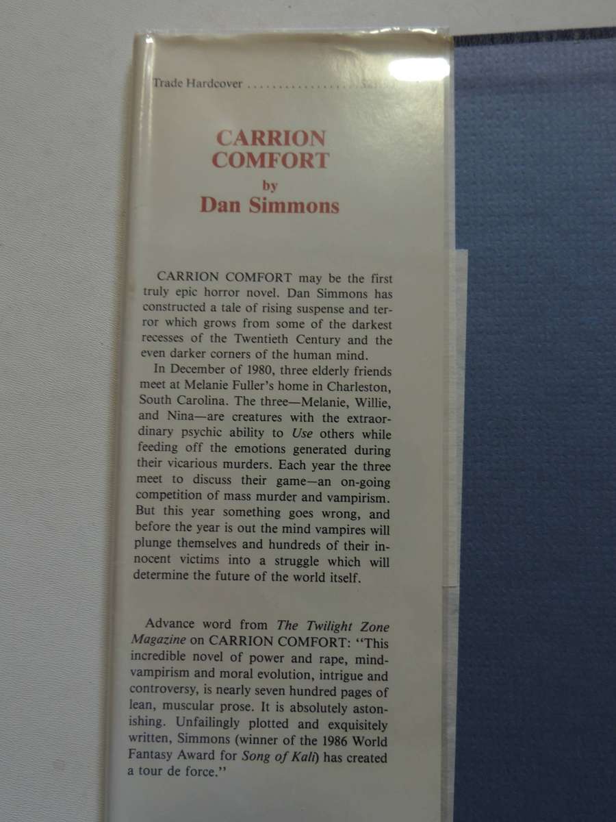Carrion Comfort (1st Edition 1989) -  Dan Simmons