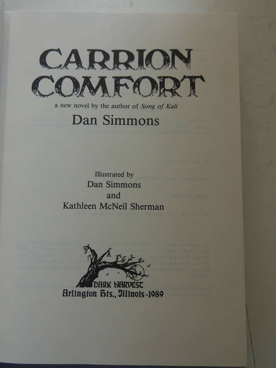 Carrion Comfort (1st Edition 1989) -  Dan Simmons