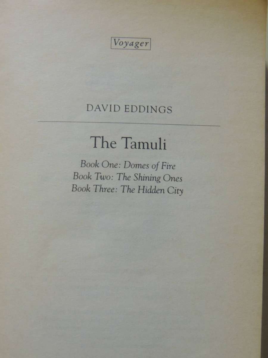 The Tamuli - David Eddings 3 Vol in One Book